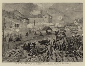 De oorlog tussen Servië en Bulgarije, het laatste gevecht om Pirot, 27 november